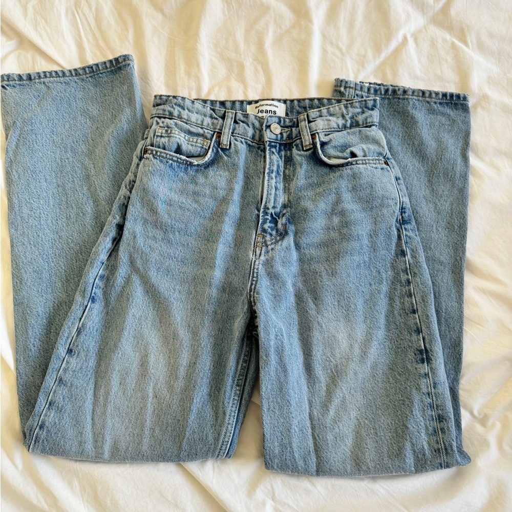 Reformation Light Blue Women Jeans
